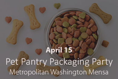 Pet Pantry Party - Metropolitan Washington Mensa
